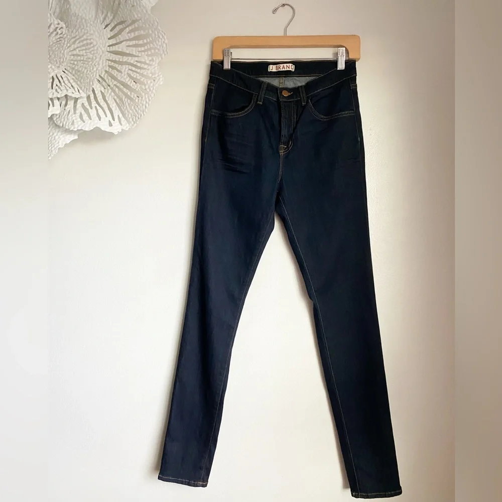 J Brand Maria skinny Jeans Cotton Starless Wash 10” High Rise Waisted Stretch 27_2